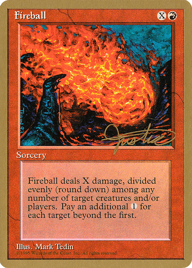 Fireball (Mark Justice) [Pro Tour Collector Set] | Cracking-Singles