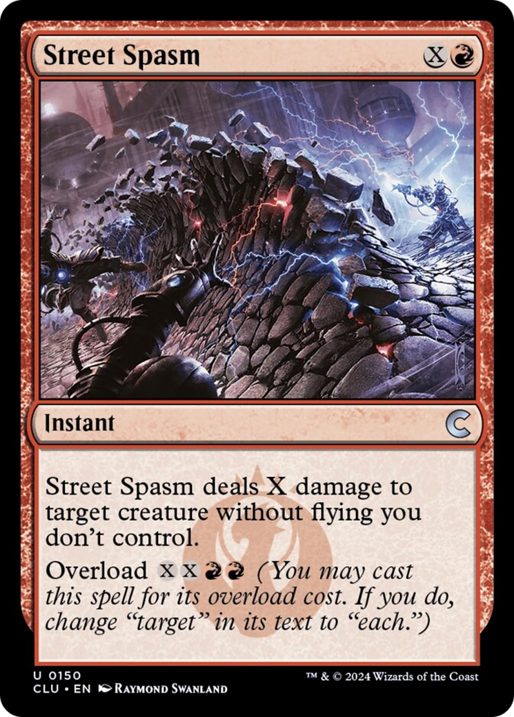 Street Spasm [Ravnica: Clue Edition] | Cracking-Singles