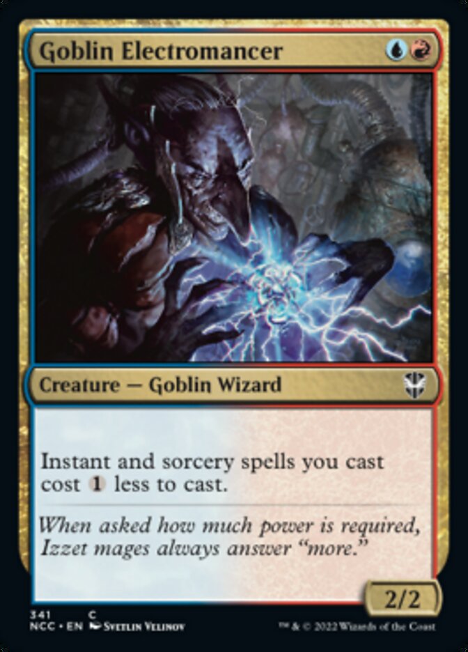 Goblin Electromancer [Streets of New Capenna Commander] | Cracking-Singles