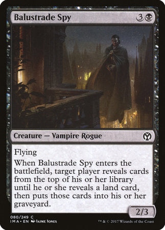 Balustrade Spy [Iconic Masters] | Cracking-Singles