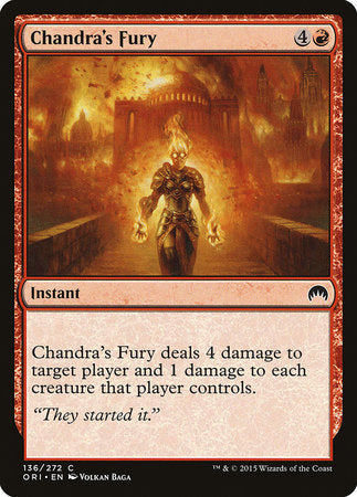 Chandra's Fury [Magic Origins] | Cracking-Singles