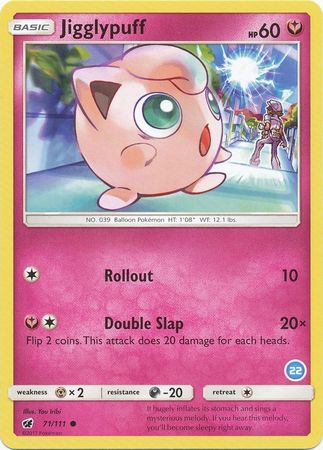 Jigglypuff (71/111) (Deck Exclusive #22) [Sun & Moon: Trainer Kit - Alolan Ninetales] | Cracking-Singles