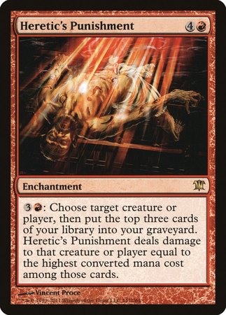 Heretic's Punishment [Innistrad] | Cracking-Singles