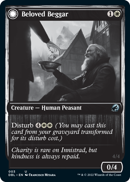 Beloved Beggar // Generous Soul [Innistrad: Double Feature] | Cracking-Singles