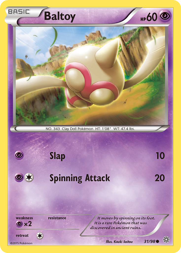 Baltoy (31/98) [XY: Ancient Origins] | Cracking-Singles