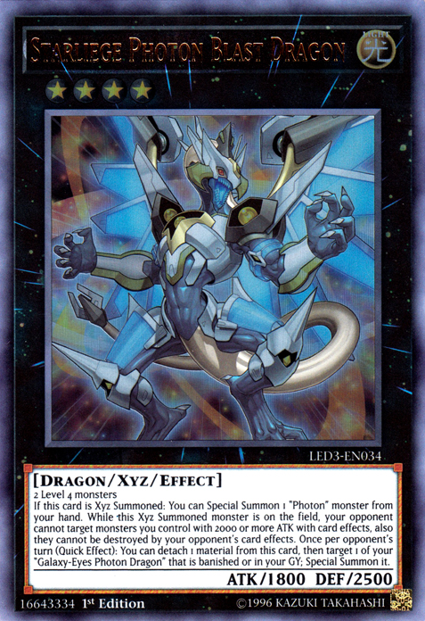 Starliege Photon Blast Dragon [LED3-EN034] Ultra Rare | Cracking-Singles