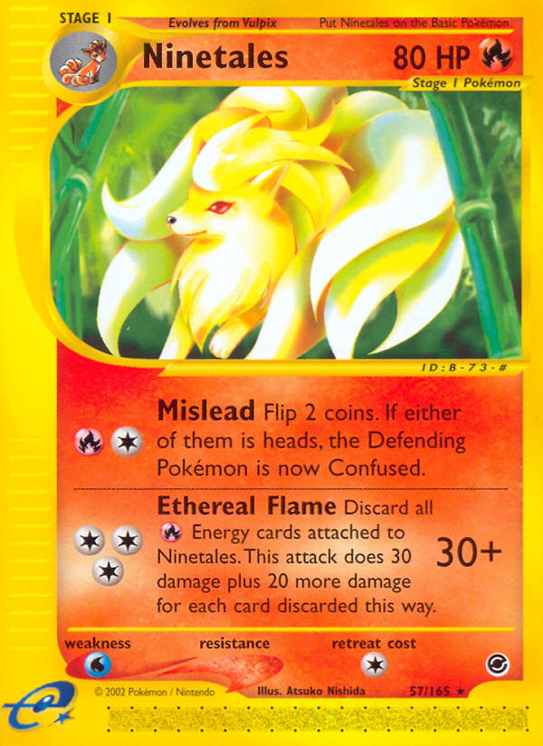 Ninetales (57/165) [Expedition: Base Set] | Cracking-Singles