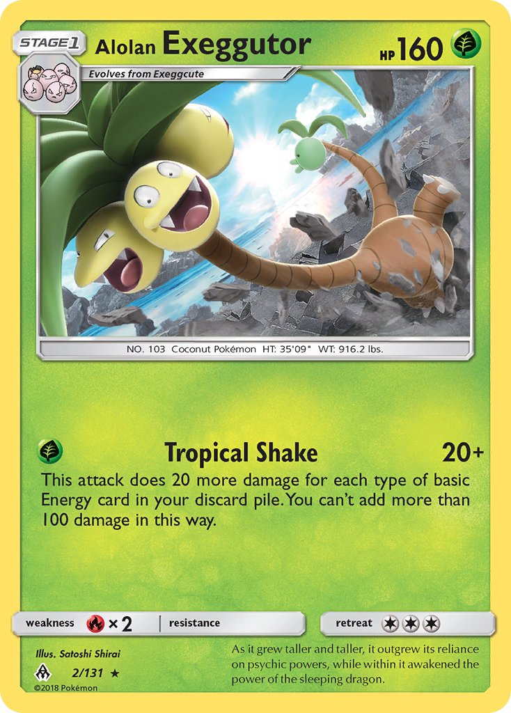 Alolan Exeggutor (2/131) (Theme Deck Exclusive) [Sun & Moon: Forbidden Light] | Cracking-Singles