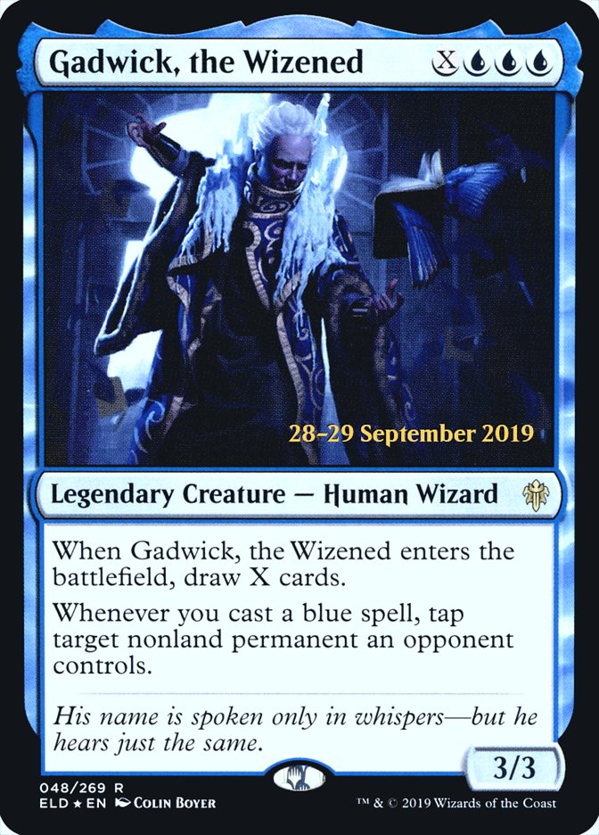 Gadwick, the Wizened  [Throne of Eldraine Prerelease Promos] | Cracking-Singles