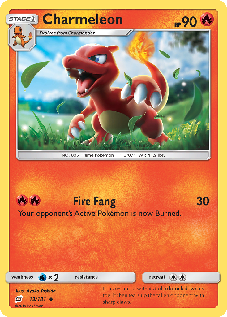 Charmeleon (13/181) [Sun & Moon: Team Up] | Cracking-Singles