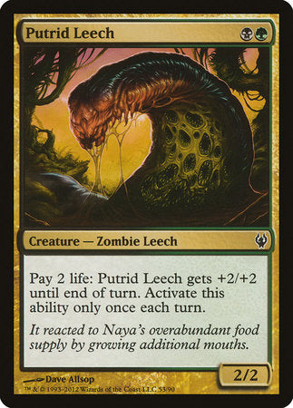 Putrid Leech [Duel Decks: Izzet vs. Golgari] | Cracking-Singles