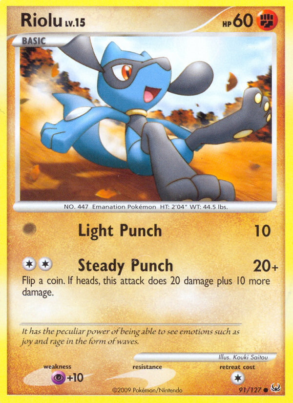 Riolu (91/127) [Platinum: Base Set] | Cracking-Singles