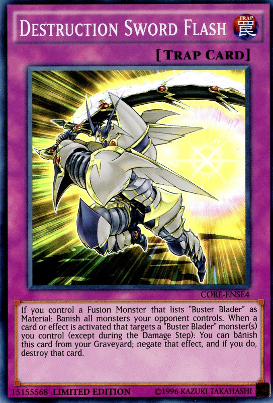 Destruction Sword Flash [CORE-ENSE4] Super Rare | Cracking-Singles