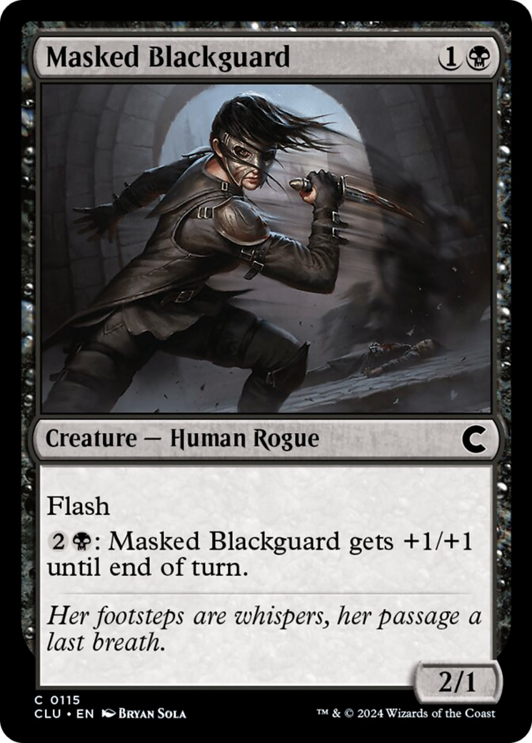 Masked Blackguard [Ravnica: Clue Edition] | Cracking-Singles