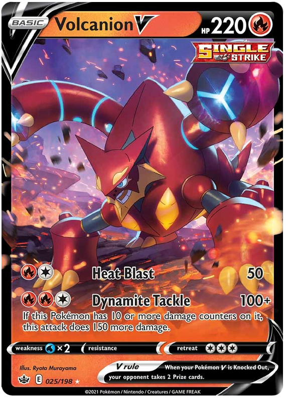 Volcanion V (025/198) [Sword & Shield: Chilling Reign] | Cracking-Singles