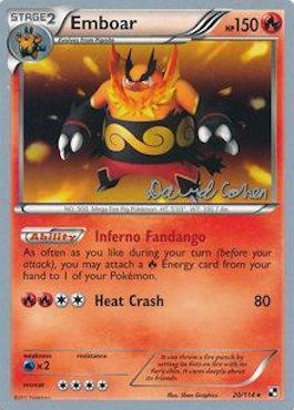 Emboar (20/114) (Twinboar - David Cohen) [World Championships 2011] | Cracking-Singles