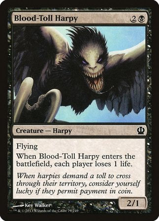 Blood-Toll Harpy [Theros] | Cracking-Singles