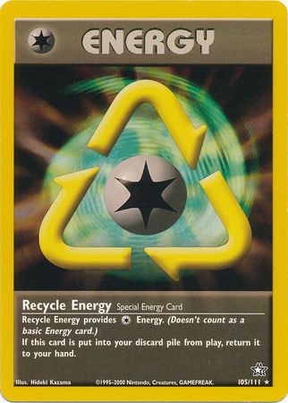 Recycle Energy (105/111) [Neo Genesis Unlimited] | Cracking-Singles