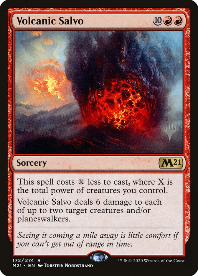 Volcanic Salvo (Promo Pack) [Core Set 2021 Promos] | Cracking-Singles