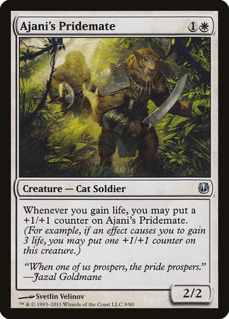 Ajani's Pridemate [Duel Decks: Ajani vs. Nicol Bolas] | Cracking-Singles