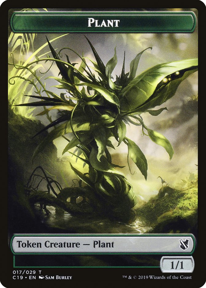 Plant // Morph [Commander 2019 Tokens] | Cracking-Singles