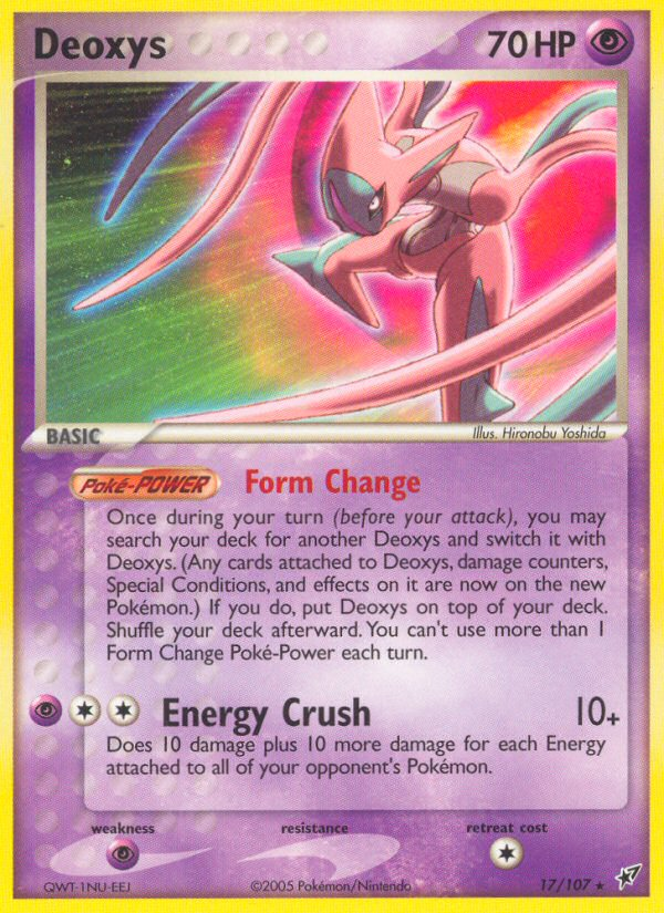 Deoxys (17/107) [EX: Deoxys] | Cracking-Singles