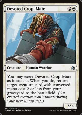 Devoted Crop-Mate [Amonkhet] | Cracking-Singles