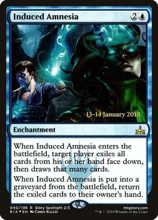 Induced Amnesia [Rivals of Ixalan Promos] | Cracking-Singles