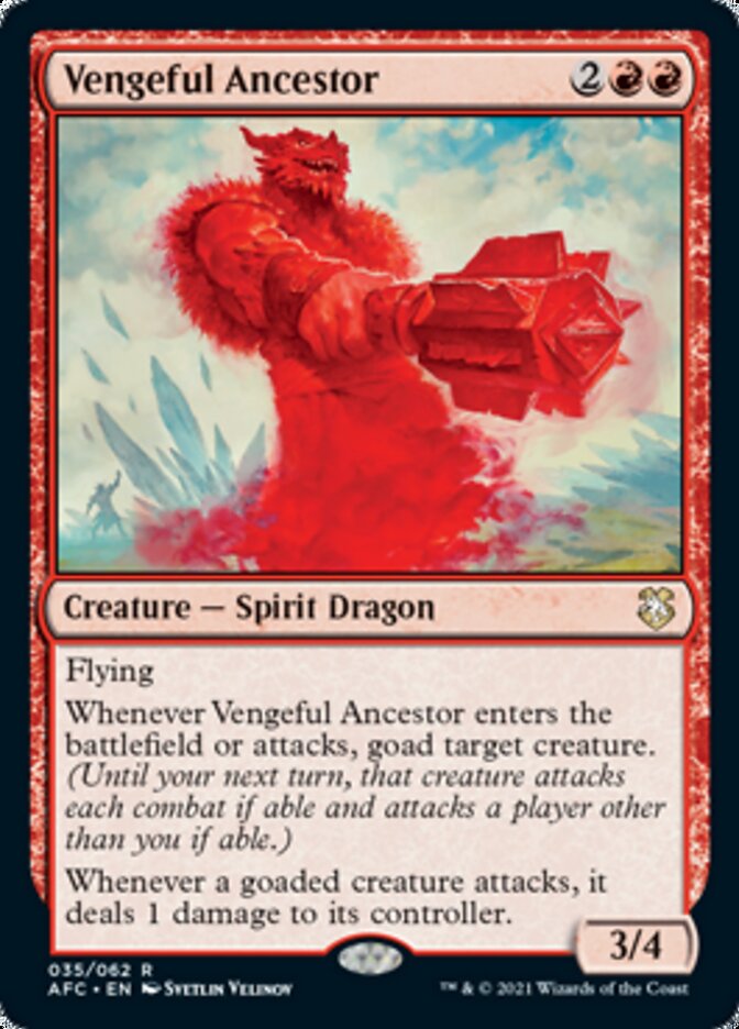 Vengeful Ancestor [Dungeons & Dragons: Adventures in the Forgotten Realms Commander] | Cracking-Singles