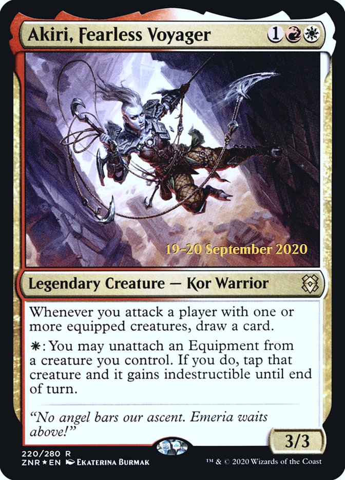 Akiri, Fearless Voyager  [Zendikar Rising Prerelease Promos] | Cracking-Singles