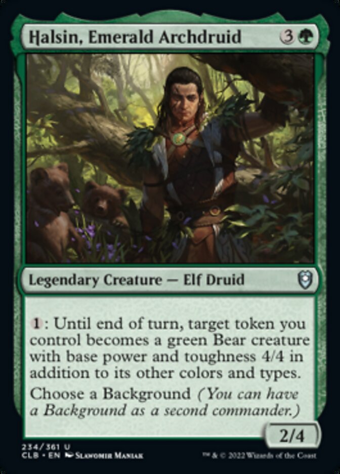 Halsin, Emerald Archdruid [Commander Legends: Battle for Baldur's Gate] | Cracking-Singles