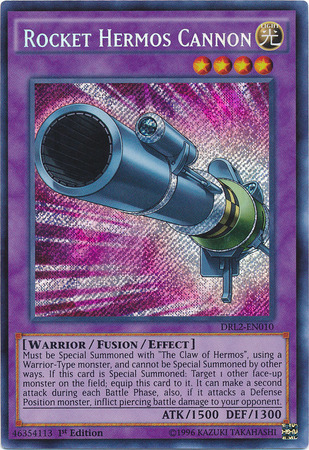 Rocket Hermos Cannon [DRL2-EN010] Secret Rare | Cracking-Singles