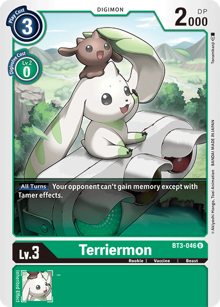 Terriermon [BT3-046] [Release Special Booster Ver.1.5] | Cracking-Singles