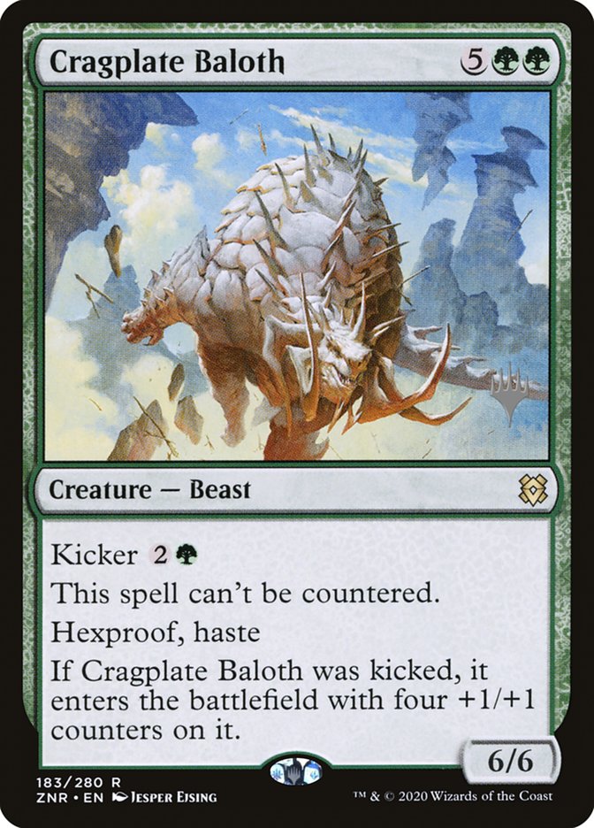 Cragplate Baloth (Promo Pack) [Zendikar Rising Promos] | Cracking-Singles