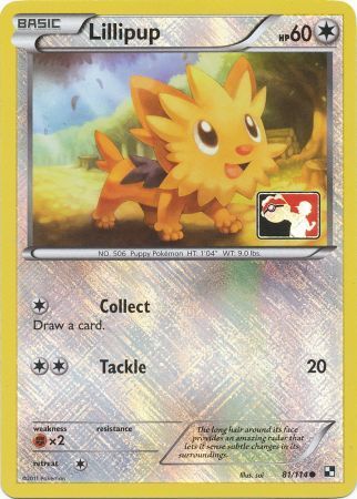 Lillipup (81/114) (League Promo) [Black & White: Base Set] | Cracking-Singles