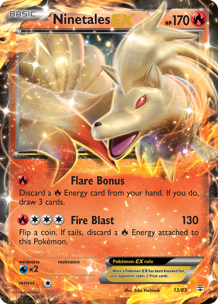 Ninetales EX (13/83) [XY: Generations] | Cracking-Singles