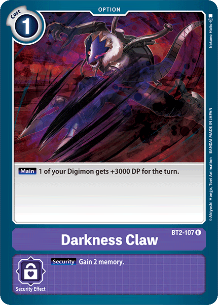 Darkness Claw [BT2-107] [Release Special Booster Ver.1.0] | Cracking-Singles