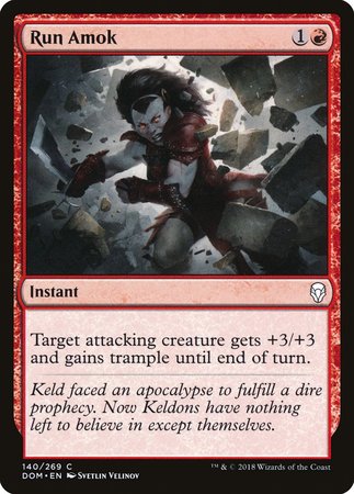 Run Amok [Dominaria] | Cracking-Singles