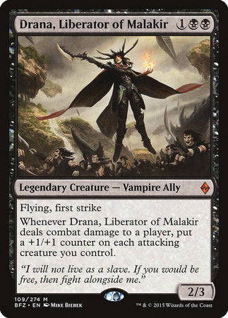 Drana, Liberator of Malakir [Battle for Zendikar] | Cracking-Singles