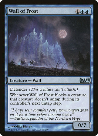 Wall of Frost [Magic 2014] | Cracking-Singles