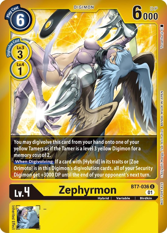 Zephyrmon [BT7-036] (Event Pack 3) [Next Adventure Promos] | Cracking-Singles