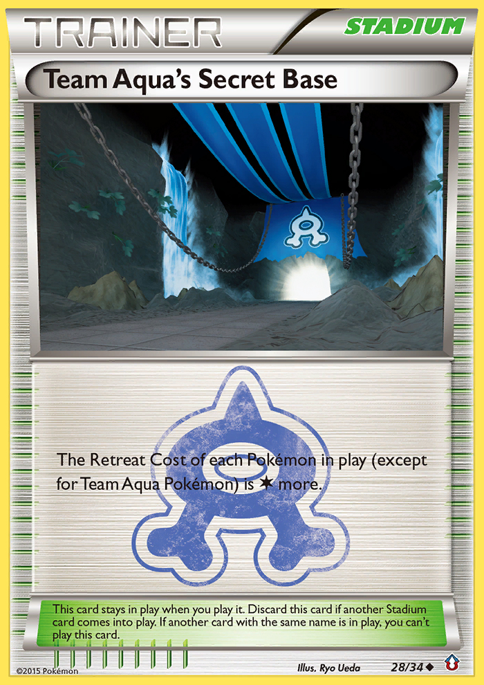 Team Aqua's Secret Base (28/34) [XY: Double Crisis] | Cracking-Singles