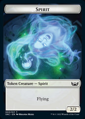 Ogre Warrior // Spirit Double-sided Token [Streets of New Capenna Tokens] | Cracking-Singles