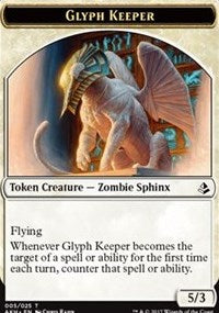 Glyph Keeper // Warrior Token [Amonkhet Tokens] | Cracking-Singles