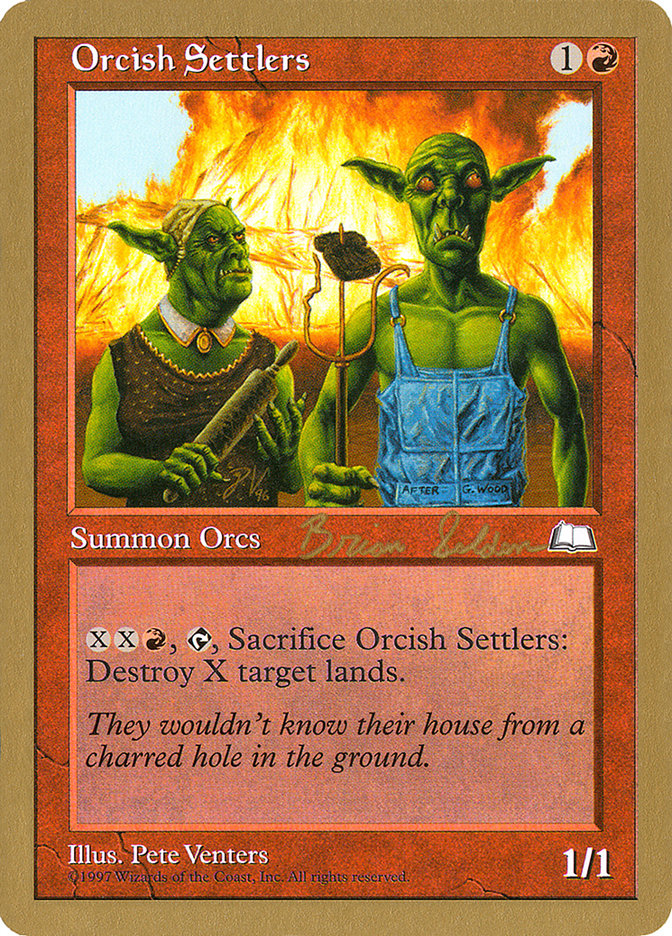 Orcish Settlers (Brian Selden) [World Championship Decks 1998] | Cracking-Singles