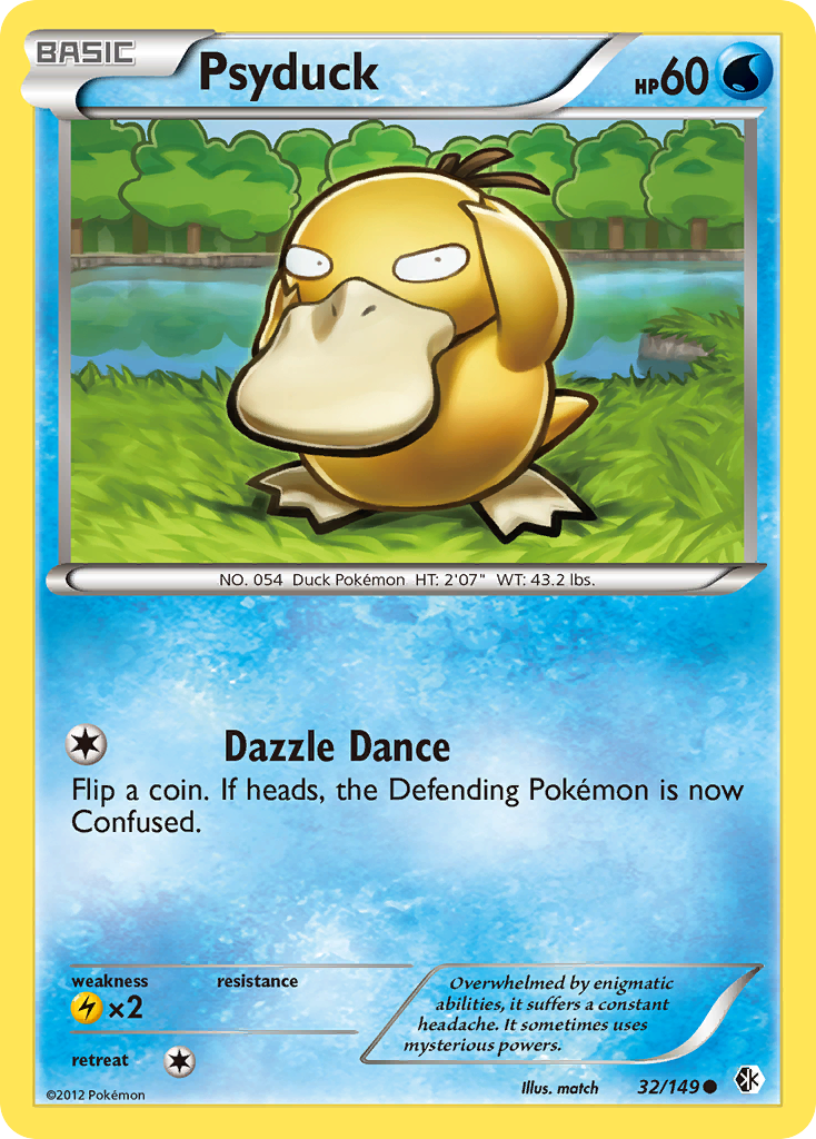 Psyduck (32/149) [Black & White: Boundaries Crossed] | Cracking-Singles