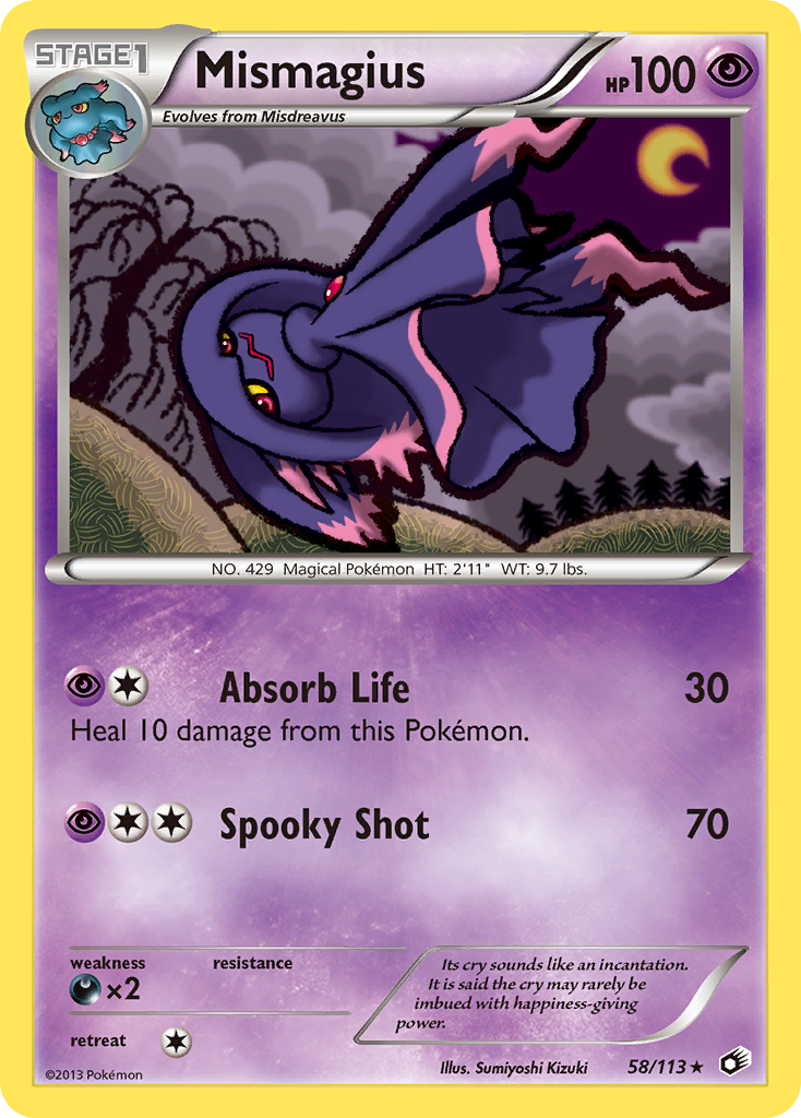 Mismagius (58/113) [Black & White: Legendary Treasures] | Cracking-Singles