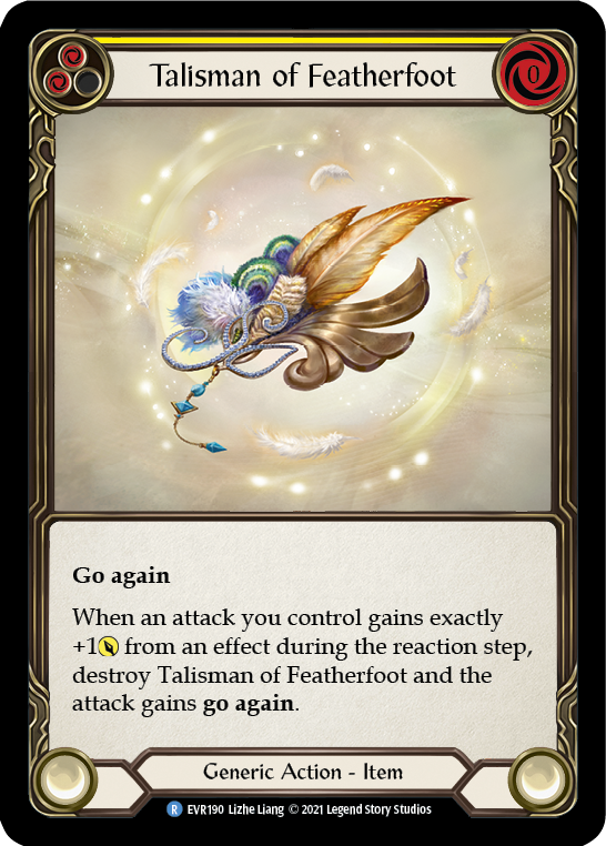 Talisman of Featherfoot [EVR190] (Everfest)  1st Edition Cold Foil | Cracking-Singles