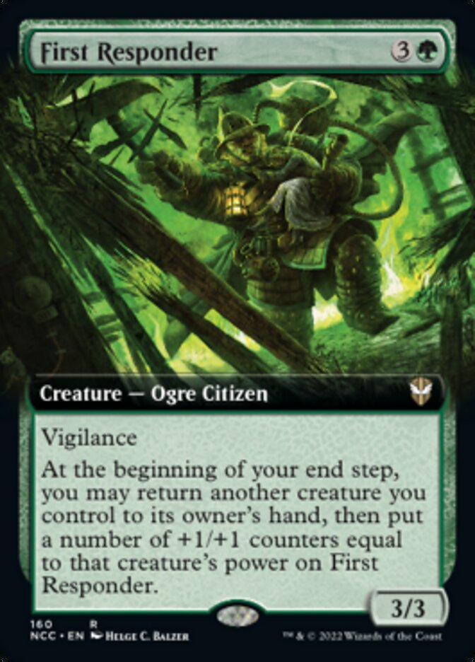 First Responder (Extended Art) [Streets of New Capenna Commander] | Cracking-Singles