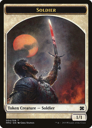 Soldier Token [Modern Masters 2015 Tokens] | Cracking-Singles